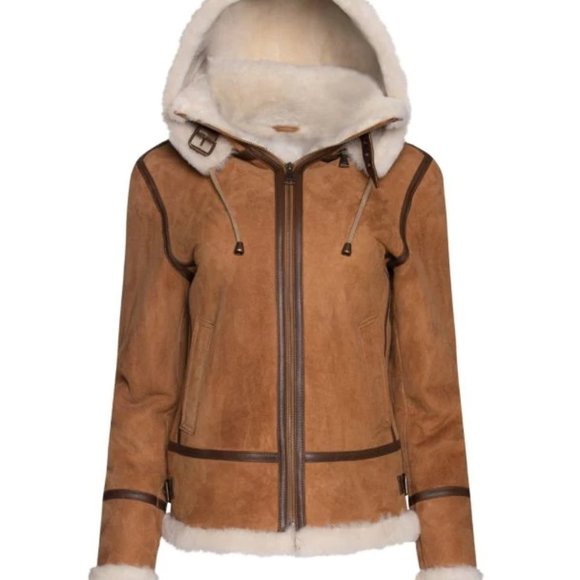 Wolfie Furs Shearling Jacket - Picture 1 of 12